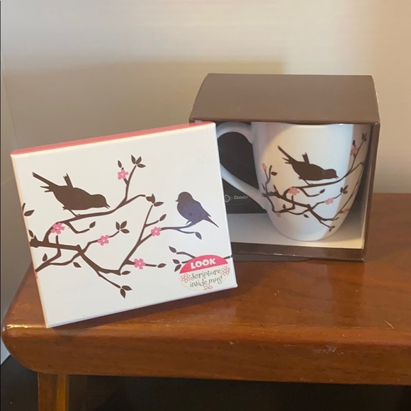 NIB Divinity Ceramic Mug with Scripture inside - Picture 2 of 4